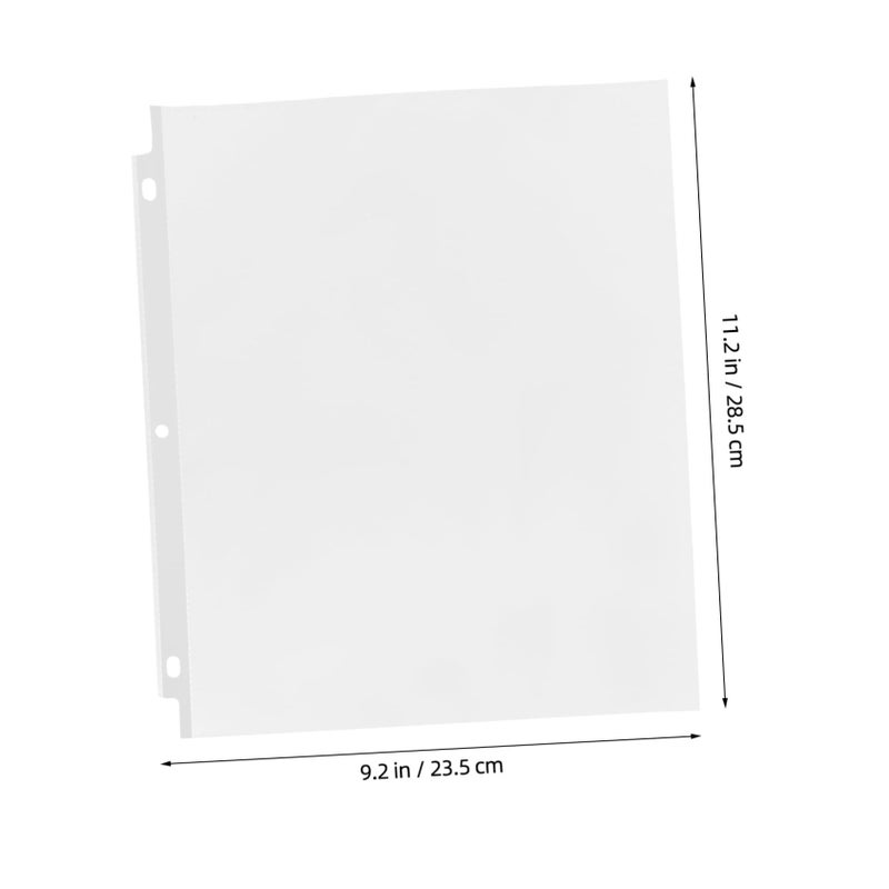 Heavy Duty Plastic Sleeves 50 Pack Clear Document Holders For Organizing Files And Papers Easy Page Turning - Image 3