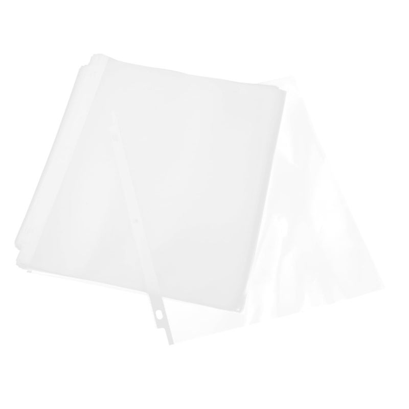 Heavy Duty Plastic Sleeves 50 Pack Clear Document Holders For Organizing Files And Papers Easy Page Turning - Image 2