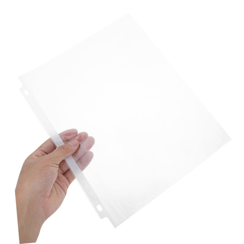 Heavy Duty Plastic Sleeves 50 Pack Clear Document Holders For Organizing Files And Papers Easy Page Turning - Image 4