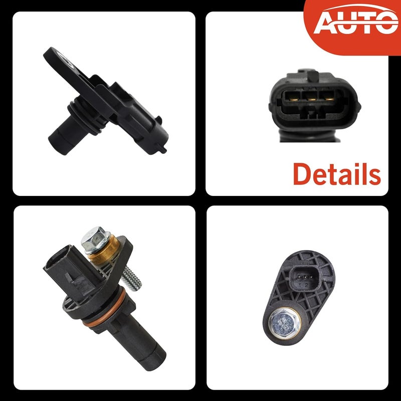 AUTO OCCASION Camshaft Position Sensor Set for Buick, Cadillac, Chevrolet, GMC, Pontiac, SAAB, Saturn, Suzuki - 4Pcs PC762 & 1Pcs 12590991 - Image 4