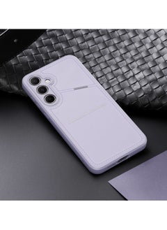 DUX DUCIS DUX DUCIS Rafi II Series Case for Samsung Galaxy A55 5G Case Wallet with Kickstand and Credit Card Holder Compatible with MagSafe Leather Heavy Duty Protective Case Cover (Purple)  - Image 2