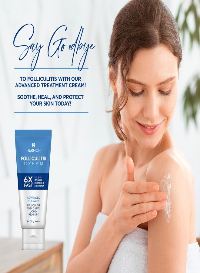 Hermon Folliculitis Cream: Effective for Folliculitis Scalp Face and Body 100g - Image 5