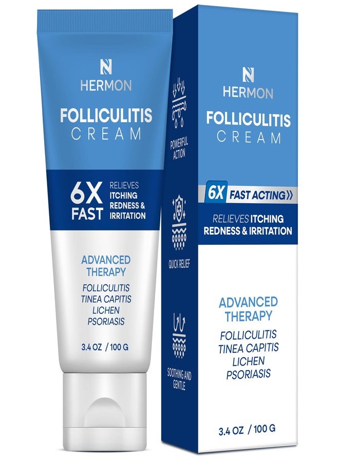 Hermon Folliculitis Cream: Effective for Folliculitis Scalp Face and Body 100g - Image 1