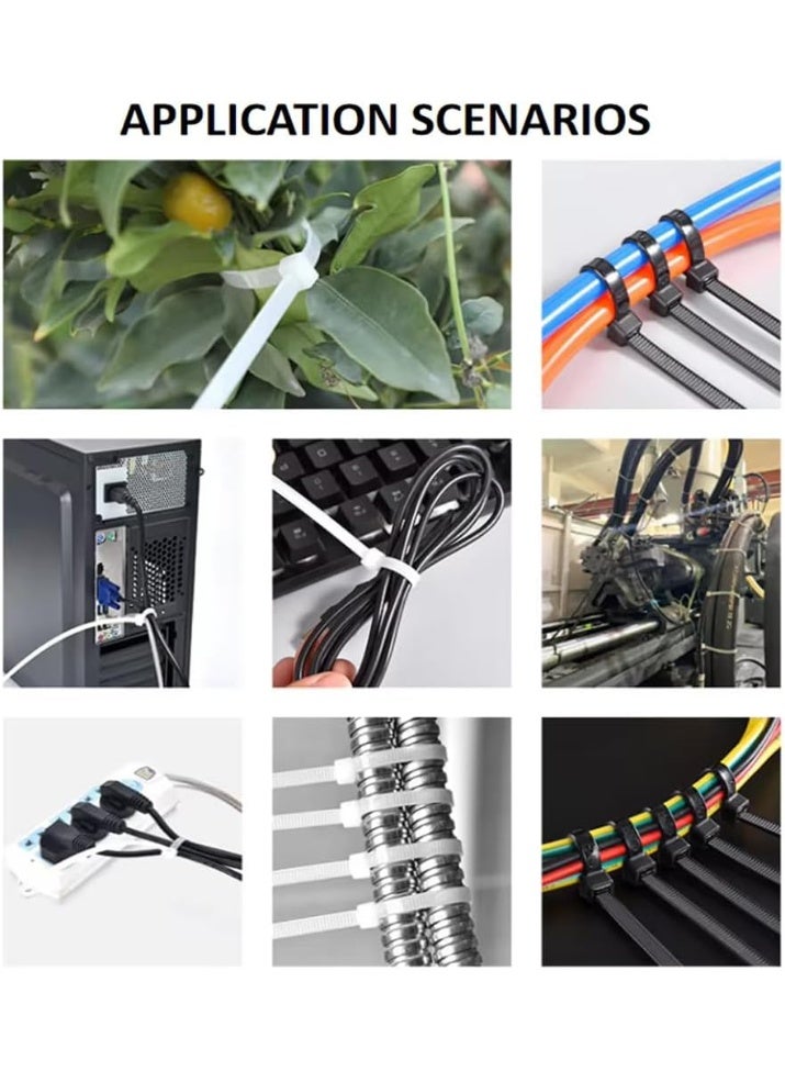 Spaceshoop Plastic Tie Down Strap High Resistance for Indoor and Outdoor Use 50 Pieces - Image 5
