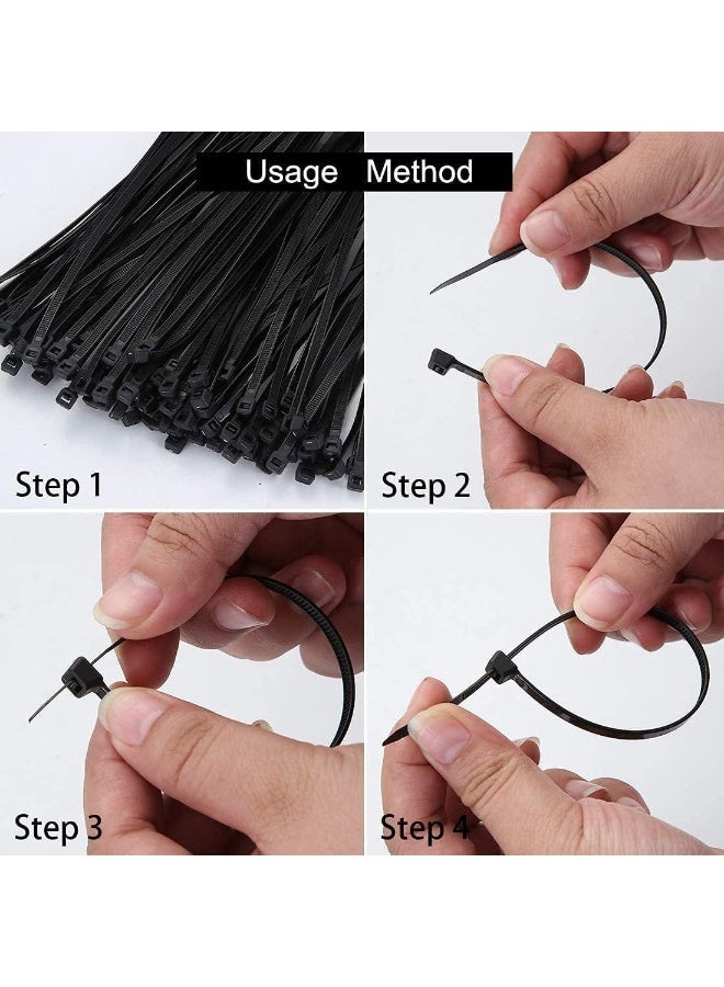 Spaceshoop Plastic Tie Down Strap High Resistance for Indoor and Outdoor Use 50 Pieces - Image 4