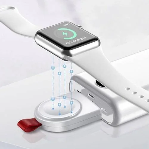 بولهاموبيل Polham Apple Watch 1, 2, 3, 4 ,5, 6 and Watch Se Compatible Magnetic Charger, Mini Design Charger
