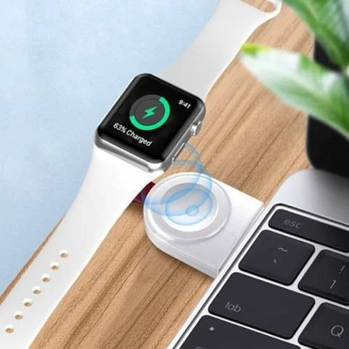 بولهاموبيل Polham Apple Watch 1, 2, 3, 4 ,5, 6 and Watch Se Compatible Magnetic Charger, Mini Design Charger