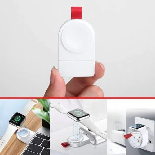 بولهاموبيل Polham Apple Watch 1, 2, 3, 4 ,5, 6 and Watch Se Compatible Magnetic Charger, Mini Design Charger