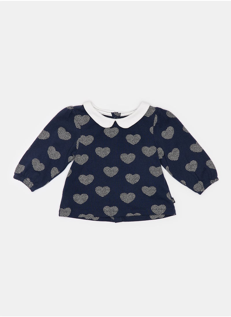 OBAIBI Blue T-Shirt for Girls  - Image 1