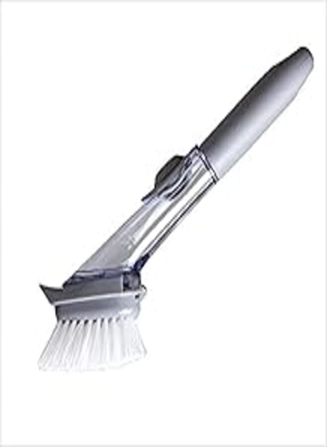 AIMEE Kitchen Brush Pot Artifact Automatic Liquid Cleaning Decontamination Wash Pot Brush Non-Stick Oil Hard Hair Long Handle Cleaning Brush