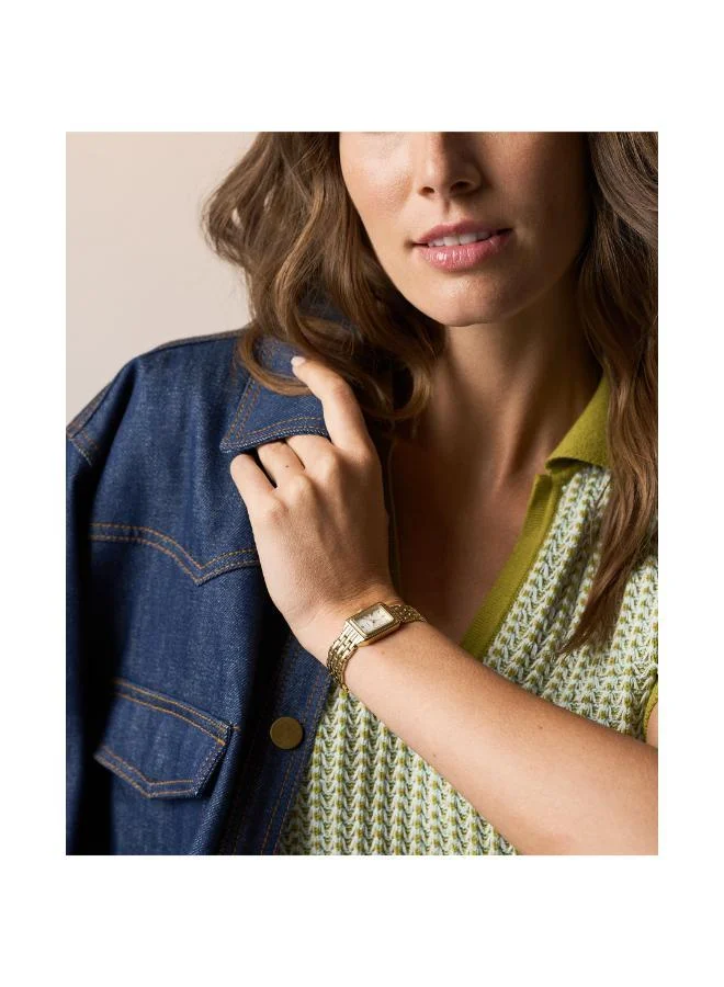 FOSSIL ES5467 Analog Watch with Gold Plated Metal Bracelet