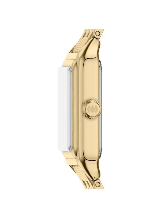 FOSSIL  ES5467 Analog Watch with Gold Plated Metal Bracelet for Women | Best Price UAE