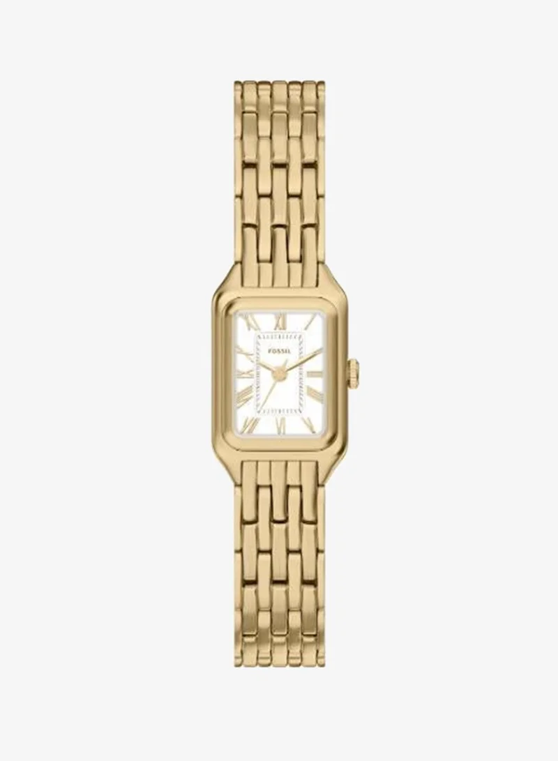 FOSSIL ES5467 Analog Watch with Gold Plated Metal Bracelet