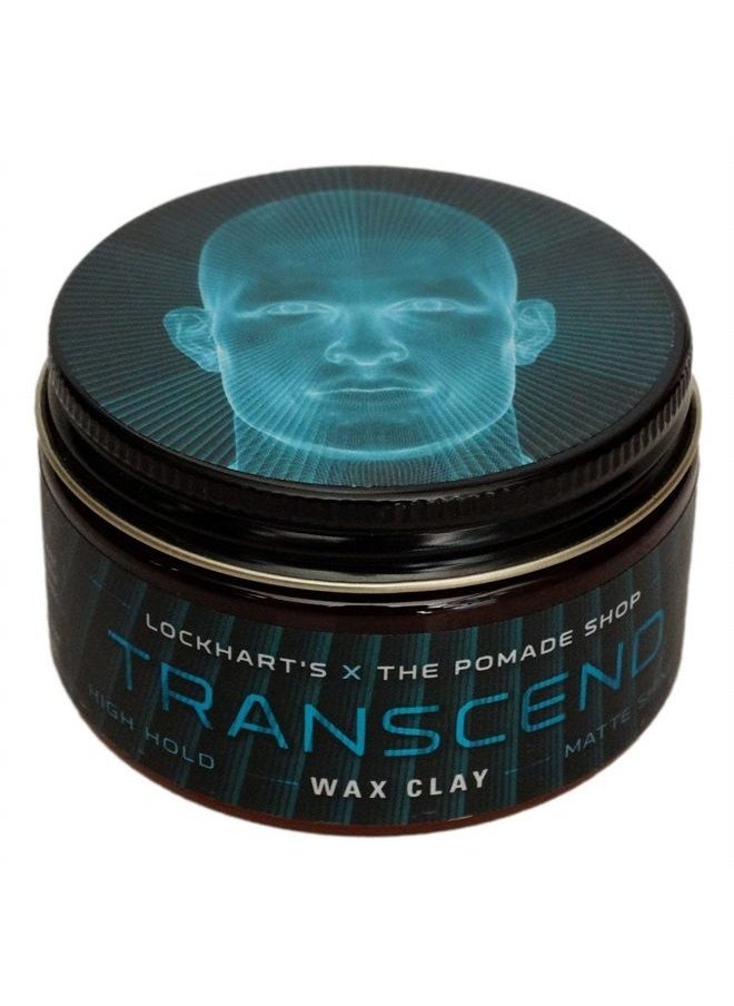 Lockhart's Authentic Grooming Co. LLC - Lockhart's Transcend Wax Clay Hybrid Pomade, Firm Hold, Low Shine, 3.7 oz. - Image 1