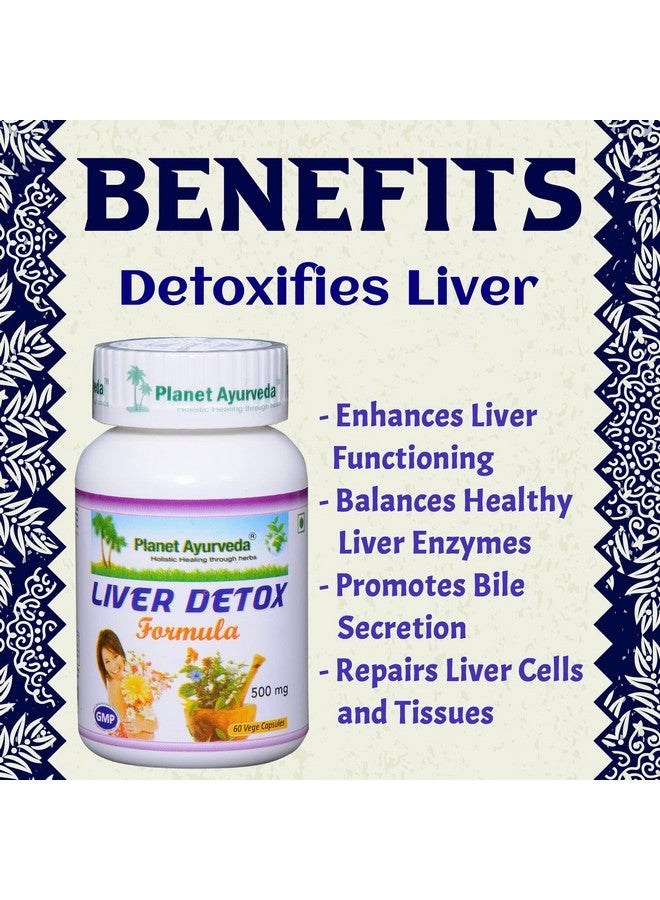 Planet Ayurveda Liver Detox Formula - Natural Liver Detox Supplement, 60 Capsules (Pack of 1) - Image 5