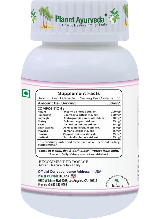 Planet Ayurveda Liver Detox Formula - Natural Liver Detox Supplement, 60 Capsules (Pack of 1) - Image 3