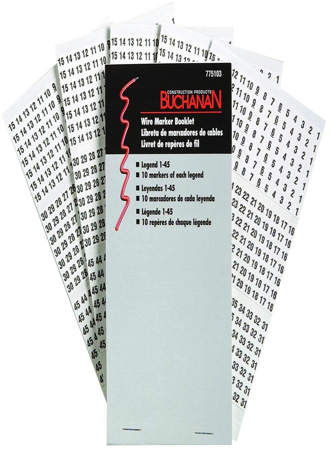 كتيب علامة الأسلاك Ideal 775103 1-45