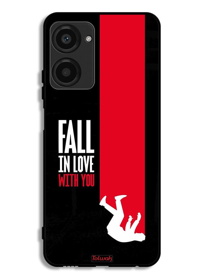 Tolwak Realme 10 Pro Protective Case Cover Fall In Love With You - Image 1