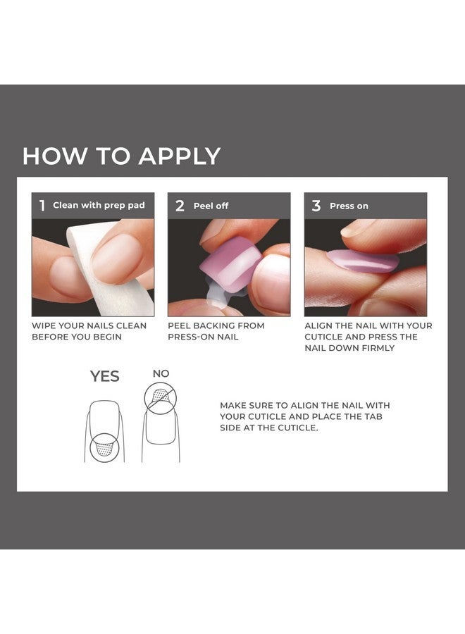 Impress Press No Glue Mani Press-On Nails, Premium, 'Visions', Green, Medium Size, Almond Shape, Includes 30 Nails, Prep Pad, Instructions Sheet, 1 Manicure Stick, 1 Mini File - Image 2