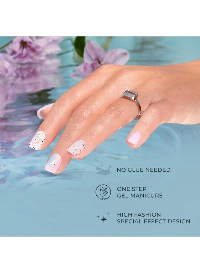 Impress Press No Glue Mani Press-On Nails, Premium, 'Visions', Green, Medium Size, Almond Shape, Includes 30 Nails, Prep Pad, Instructions Sheet, 1 Manicure Stick, 1 Mini File - Image 4