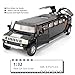 LOVEPOSELY 132 Hummer H2 Car Model Diecast Car Toy with Sound and Light Alloy Stretch Limousine Pull Back Toy Vehicle for Adult Kids Boys Girls Black - Image 4