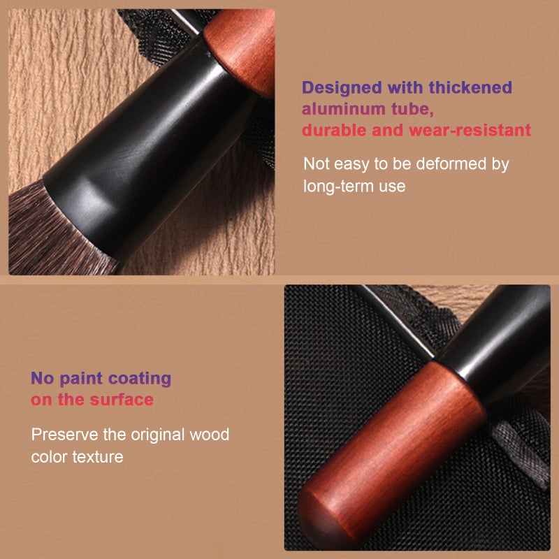 8pcs Mini Makeup Brush Set Portable Small Set Brushes Beginner Powder Eye Shadow Brushes - Image 3