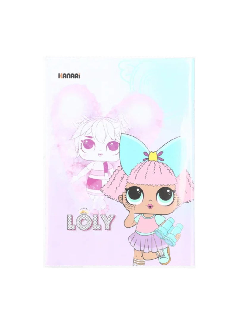 Kanari 2-Piece 80-Sheets Girls Assorted Design Notebook Multicolor 90019-0003 - Image 2
