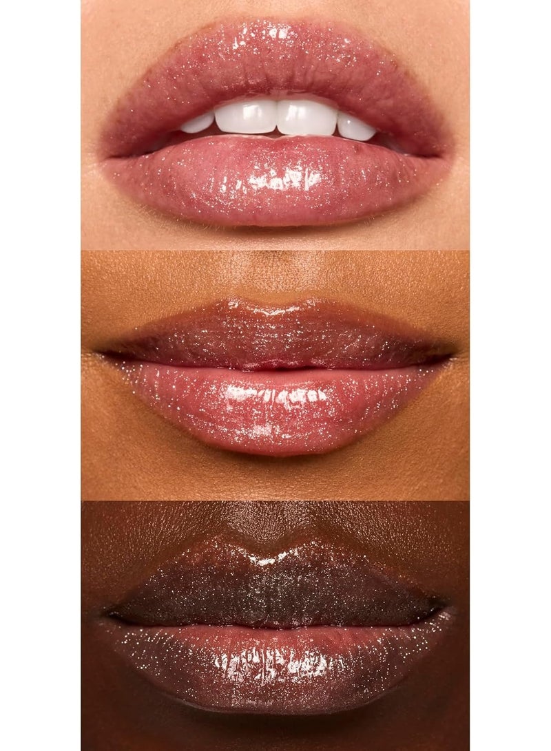 إلف زيت الشفاه المنعش اللامع، زيت شفاه ملون مغذي لإطلالة فائقة اللمعان، غني بزيت الجوجوبا، نباتي ولم يُختبر على الحيوانات، كريستال بالر - Image 4