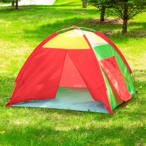 NARMAY Toddler Play Tent Primary Colors Dome Tent for IndoorOutdoor Fun 454534 Inch - Image 5