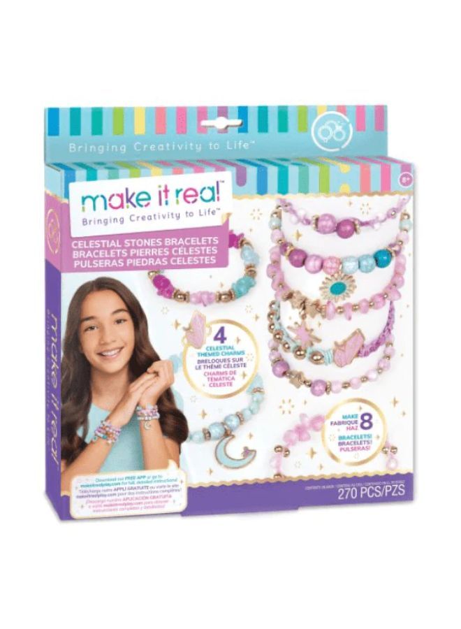 ميك إت ريل أساور DIY الأحجار السماوية