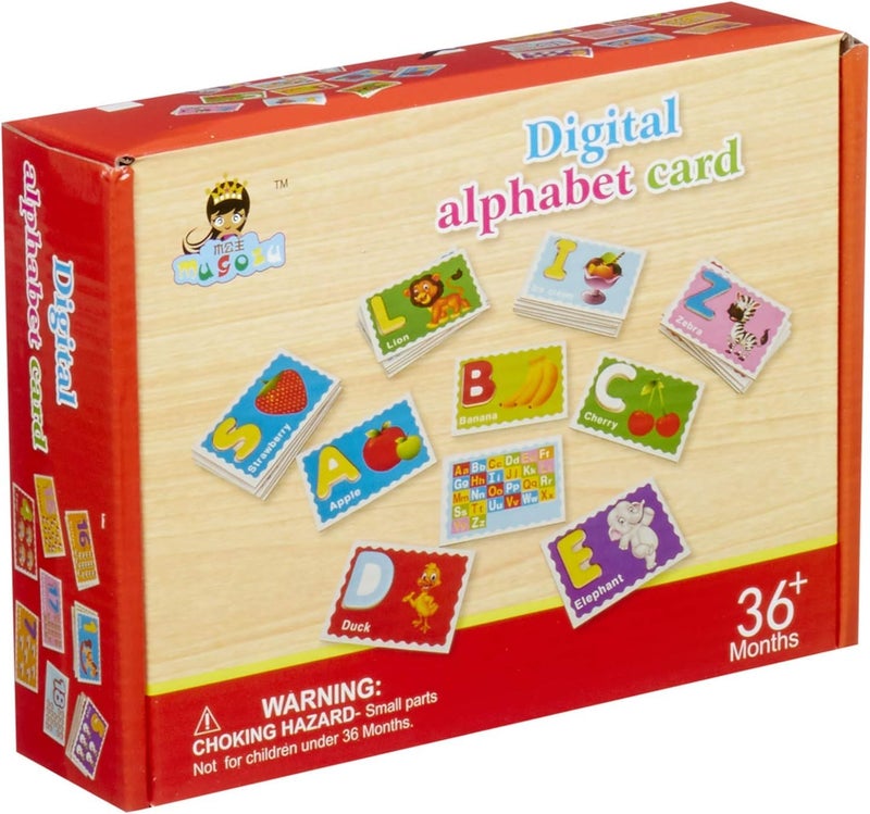 Alphanumeric Cards for Kids - Multi Color