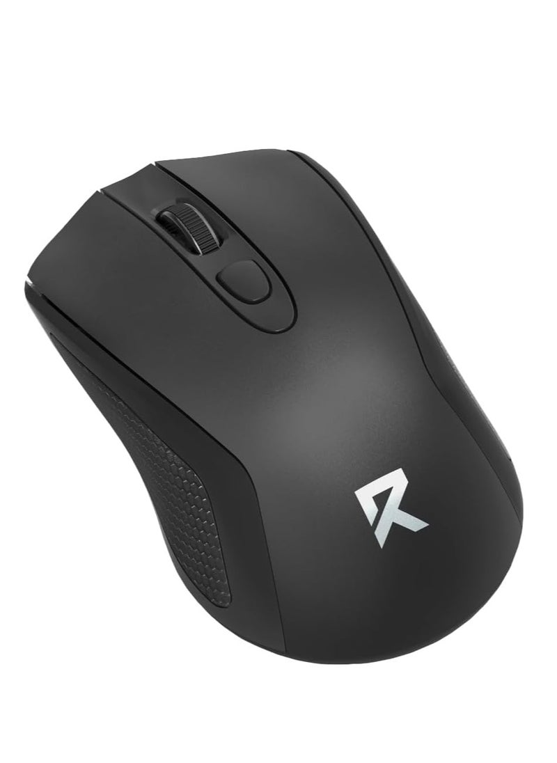 REDRAGON Wireless office mouse , BM-4054 , 2.4G USB , 4000 DPI Switch button , Long battery life , reliable connection , high percise sensor , ergonomic design - black  - Image 4