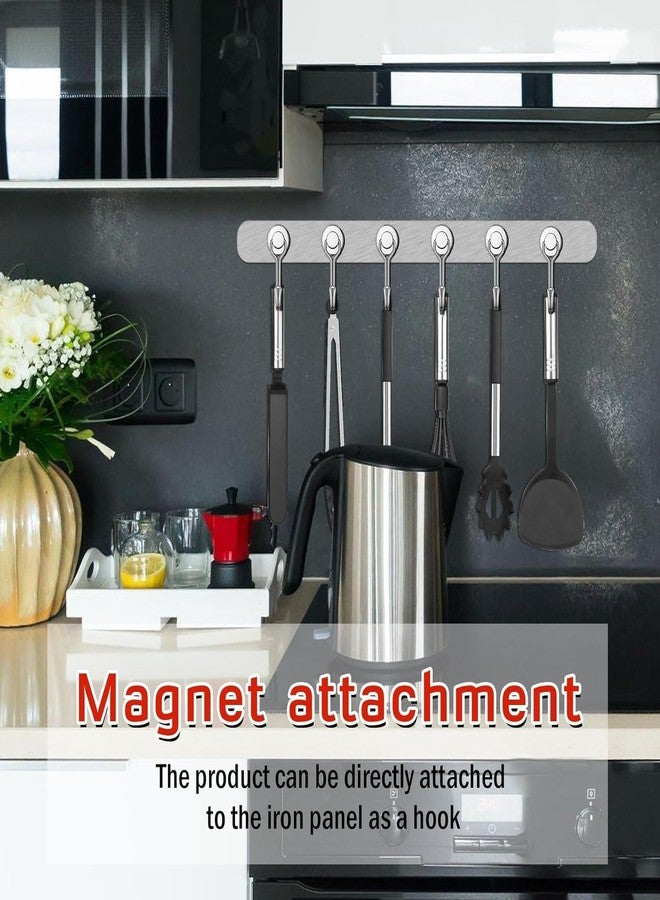 JICOOT Magnetic Hooks, 30lbs+ Magnet Hook 2025 Cruise Cabin Ship Essentials Heavy Duty Strong Magnets Refrigerator Fridge Hanging for Classroom Beach Vacation Kitchen Grills Home 3 Pack (Silver) - Image 5