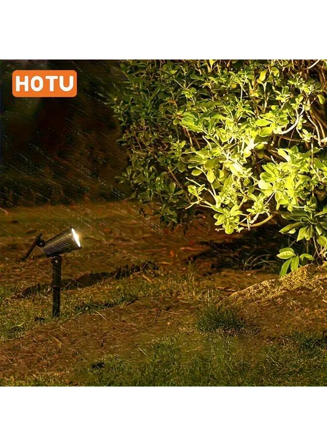 أضواء شمسية خارجية 9 ثنائيات LED ضوء دافئ قابل للتعديل حزمة أمان للحائط والأرض علبتين - Image 2