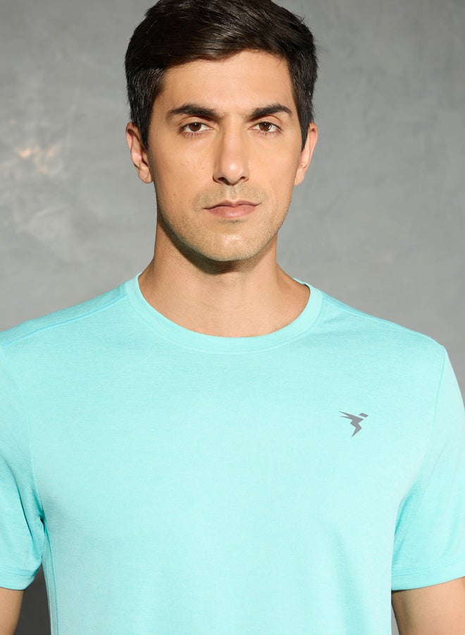 تكنوسبورت تيشيرت رجالي تكنوسبورت بقصة ضيقة وياقة دائرية - Image 3