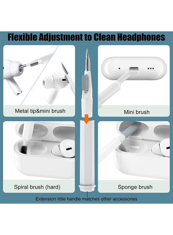 20 in 1 Multifunctional Cleaner Kit for Electronic Devices,Laptop Phone Screen Keyboard Cleaning Brush, Headphones Cleaner Tool for AirPods, Multi-Tool for Cleaning Laptop, Earbuds, Camera, Cellphones  - Image 5