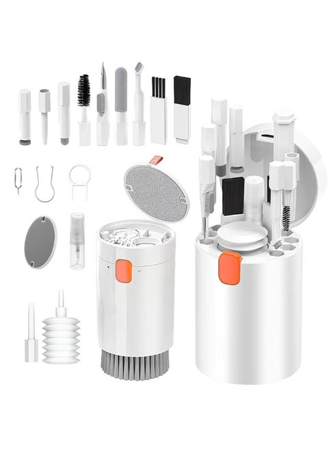 20 in 1 Multifunctional Cleaner Kit for Electronic Devices,Laptop Phone Screen Keyboard Cleaning Brush, Headphones Cleaner Tool for AirPods, Multi-Tool for Cleaning Laptop, Earbuds, Camera, Cellphones