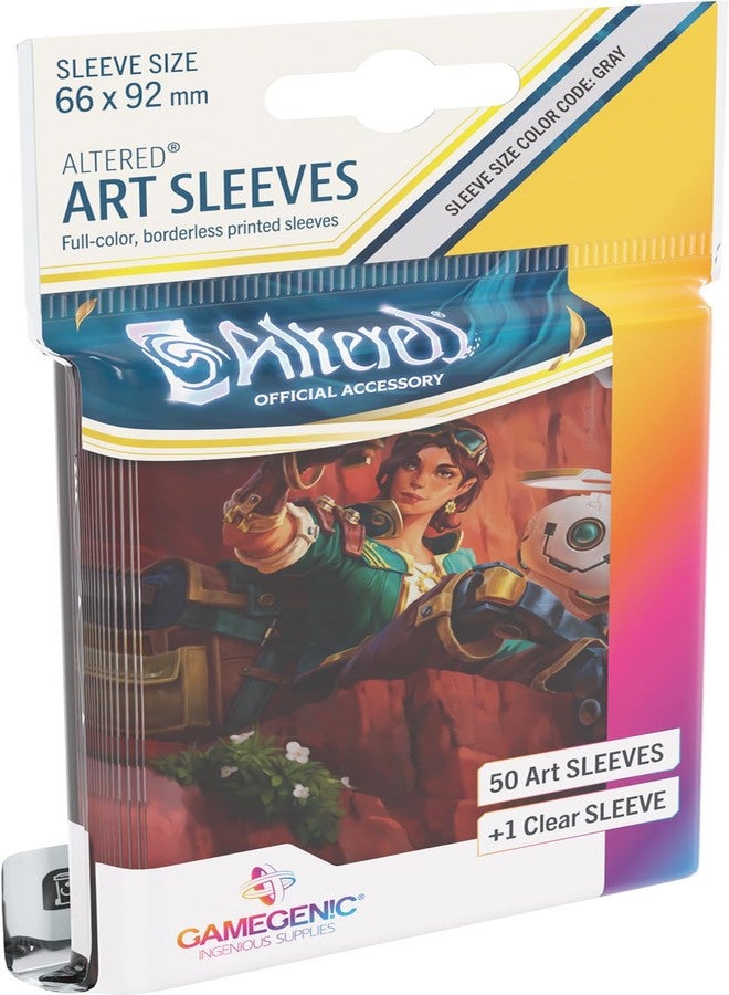 Gamegenic Altered Sierra Art Sleeves (50-Pack) - Officially Licensed Standard-Sized TCG Card Protectors, Vibrant Full-Color Faction Designs, Durable with Great Shuffle Feel, Made by Gamegenic - Image 1