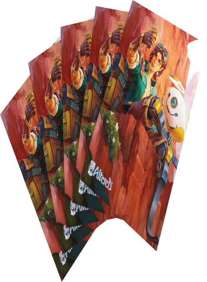 Gamegenic Altered Sierra Art Sleeves (50-Pack) - Officially Licensed Standard-Sized TCG Card Protectors, Vibrant Full-Color Faction Designs, Durable with Great Shuffle Feel, Made by Gamegenic - Image 4