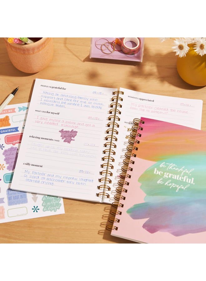 Erin Condren Inspired Collection - A5 Gratitude Journal - Coiled Binding- Inspired - Image 4