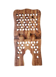 Pakistani Hand Made Foldable Natural Wood Quran Holder or Stand  - Image 1