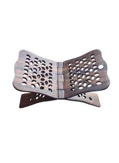 Pakistani Hand Made Foldable Natural Wood Quran Holder or Stand  - Image 2