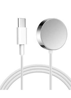 Watch New Type C Metal Magnetic Wireless Charger for Apple Watch Series 9 8 7 6 5 4 3 2 SE Applewatch USB C Quick Charging Cord Dock Cable-1  METR  - Image 1