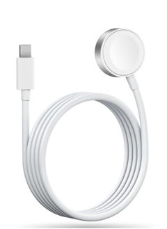 Watch New Type C Metal Magnetic Wireless Charger for Apple Watch Series 9 8 7 6 5 4 3 2 SE Applewatch USB C Quick Charging Cord Dock Cable-1  METR  - Image 2