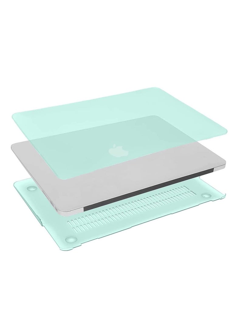Generic - Compatible with MacBook Pro 13 inch Case M2 2022/ 2021 /2020 /2016 /A2338 M1 A2251 A2289 A2159 A1989 A1708 A1706 with/Without Touch Bar Plastic Hard Shell & Screen Protector Mint Green - Image 1