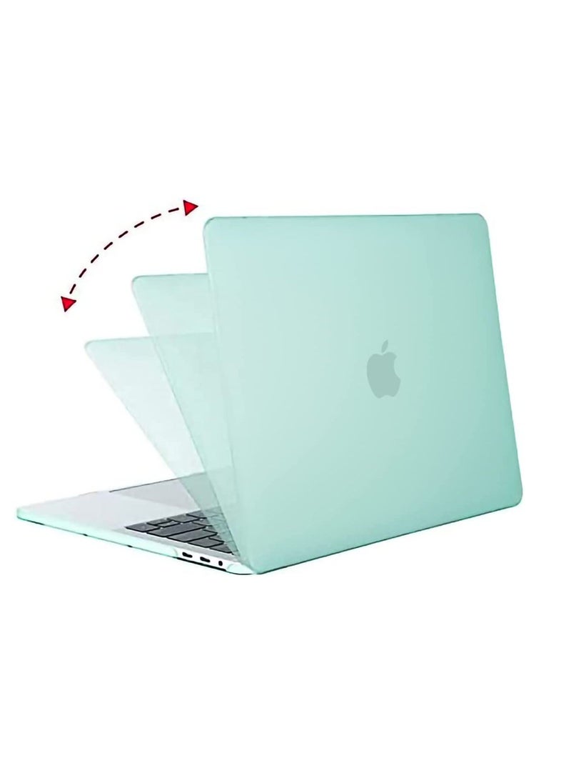 Generic - Compatible with MacBook Pro 13 inch Case M2 2022/ 2021 /2020 /2016 /A2338 M1 A2251 A2289 A2159 A1989 A1708 A1706 with/Without Touch Bar Plastic Hard Shell & Screen Protector Mint Green - Image 1