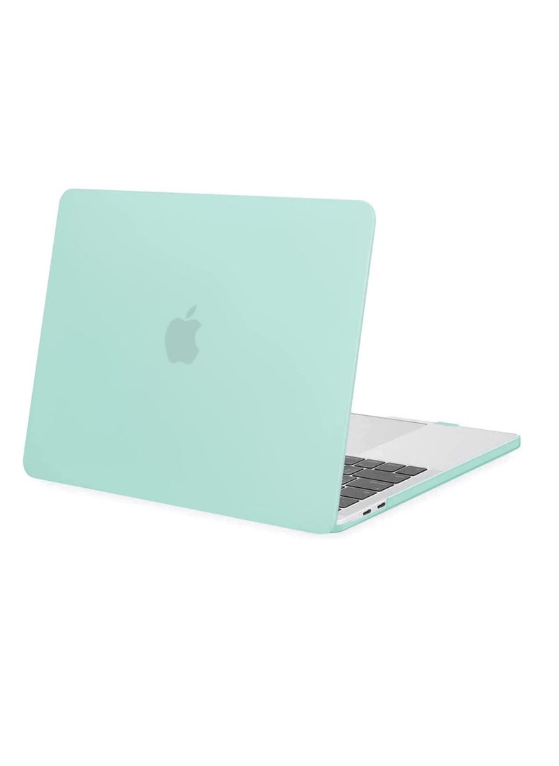 Generic - Compatible with MacBook Pro 13 inch Case M2 2022/ 2021 /2020 /2016 /A2338 M1 A2251 A2289 A2159 A1989 A1708 A1706 with/Without Touch Bar Plastic Hard Shell & Screen Protector Mint Green - Image 1