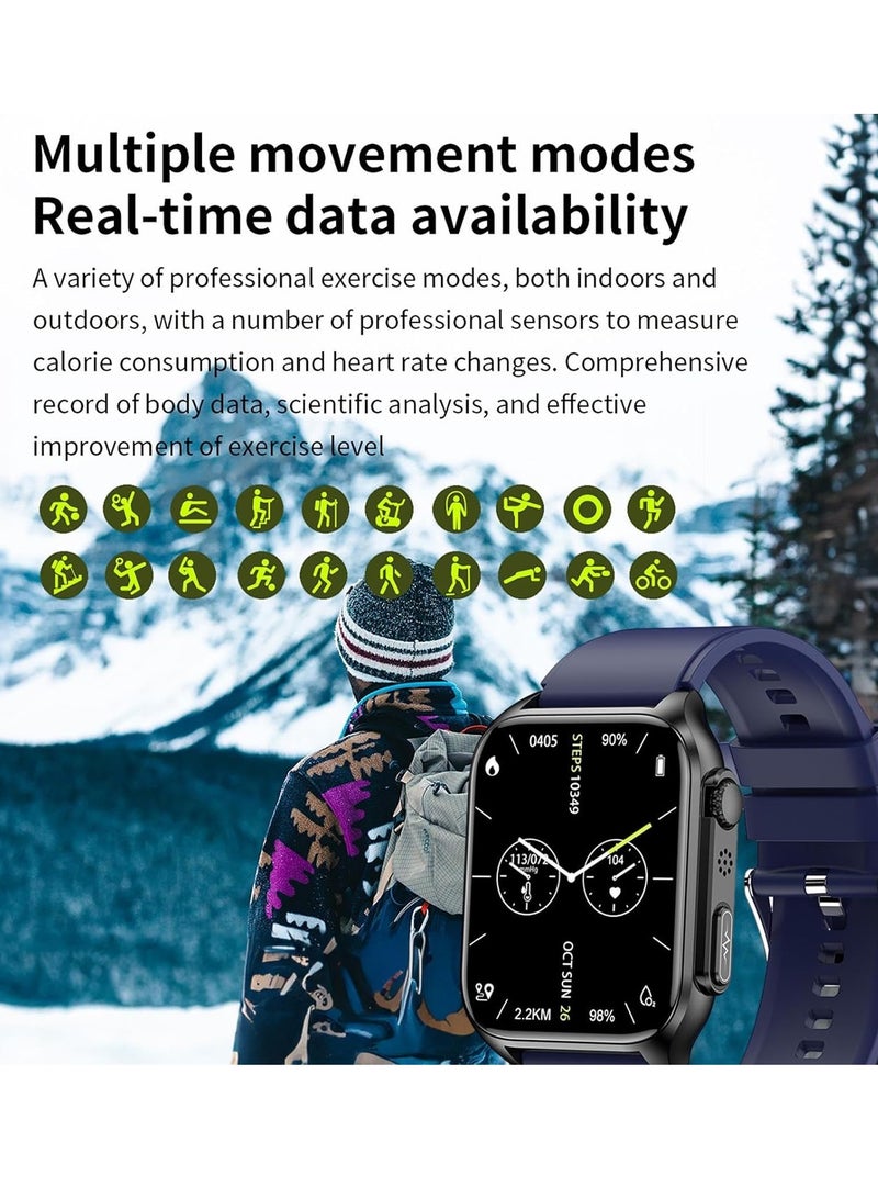 AROAQ Waterproof Smart Blood Glucose Monitor Watch for Men and Women, Wearable Glucose Tracking Watch for Smartphones - Image 5