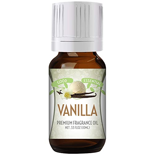 Good Essential Professional Vanilla Fragrance Oil 10 ml (0.33 fl oz) for Candles, Soaps, Perfume, Home Fragrance, Vanilla Diffuser Oil, and Body Lotion - Image 1