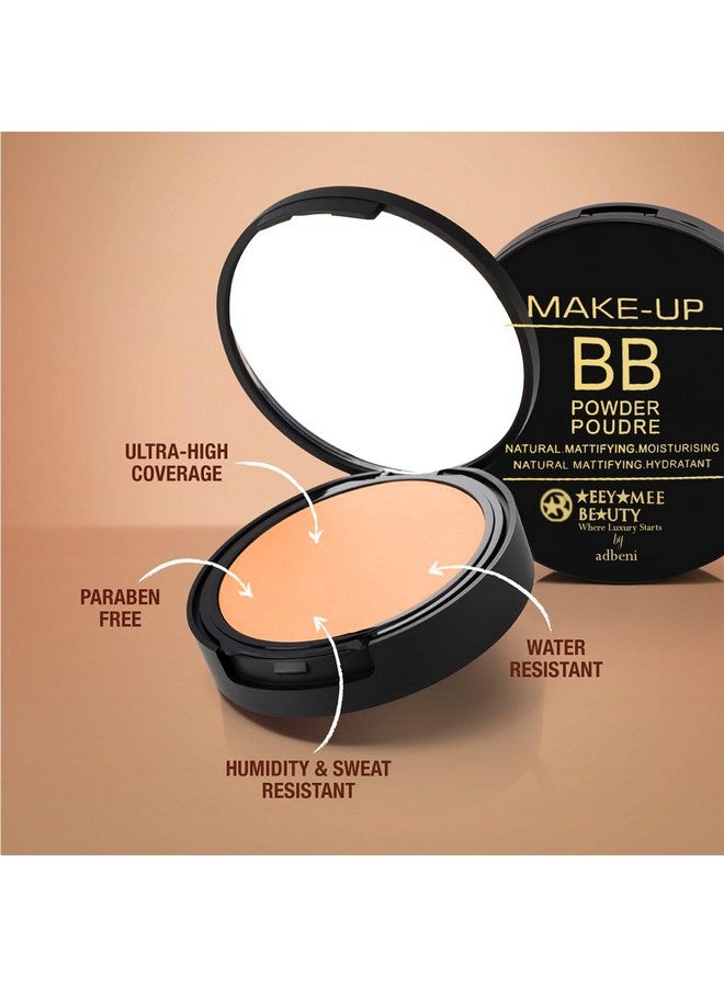 adbeni Bb Compact Powder 20Gm | Natural Mattifying Hydrant & Moisturizing | Buildable Coverage & Flawless Complexion| Illuminate Your Complexion (Shade-01) - Image 2